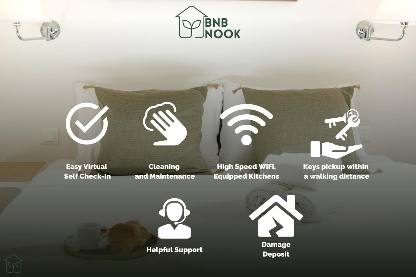 Bnbnook - Bright 1br Near Arc De Triomphe Parijs